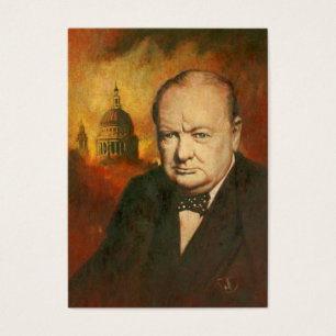 Winston Churchill ACEO Business Card