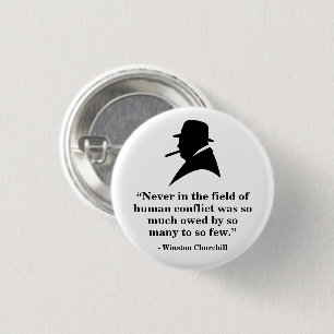 Winston Churchill Badge - Quote 11