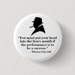 Winston Churchill Badge - Quote 3