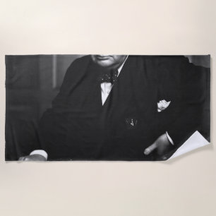 Winston Churchill Beach Towel