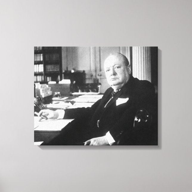 Winston Churchill Canvas Print (Front)