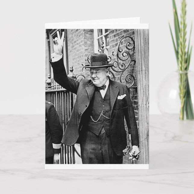 Winston Churchill Card (Front)