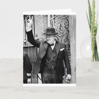 Winston Churchill Card