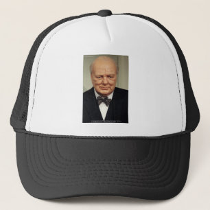 Winston Churchill Failure Wisdom Quote Gifts Trucker Hat