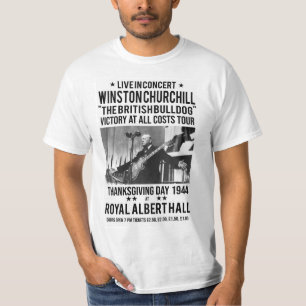 WINSTON CHURCHILL Gig Poster T-shirt