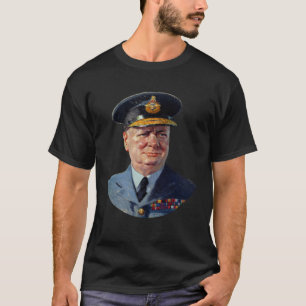 Winston Churchill In Uniform T-Shirt