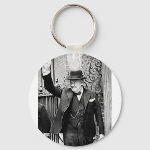 Winston Churchill Key Ring