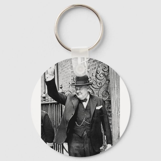 Winston Churchill Key Ring (Front)