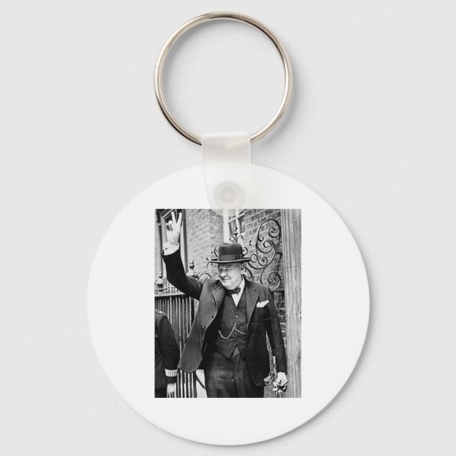 Winston Churchill Key Ring (Front)