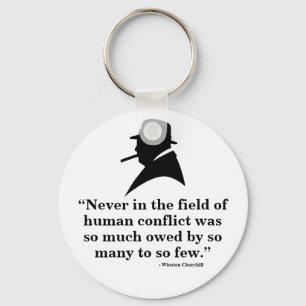 Winston Churchill Keyring - Quote 11