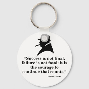 Winston Churchill Keyring - Quote 5