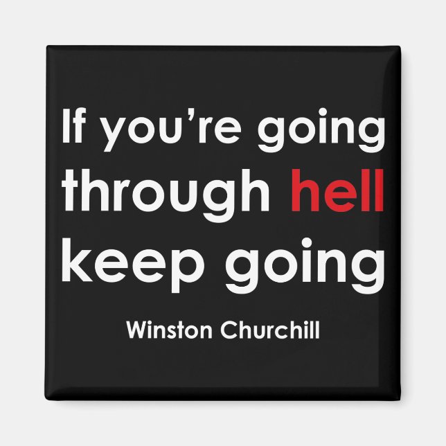 Winston Churchill Magnet (Front)