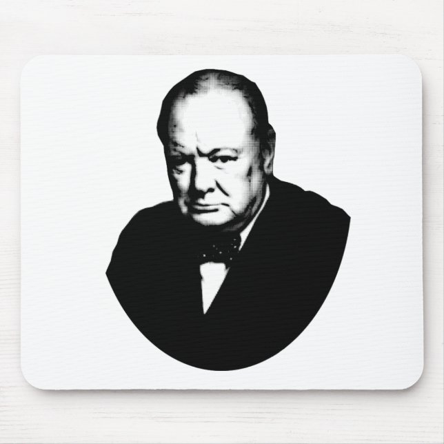 Winston Churchill Mouse Mat (Front)