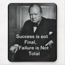 Winston Churchill - Mousepad - Success