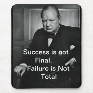 Winston Churchill - Mousepad - Success