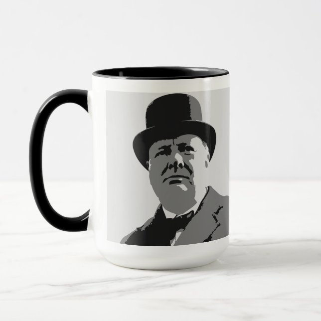 Winston Churchill Mug (Left)