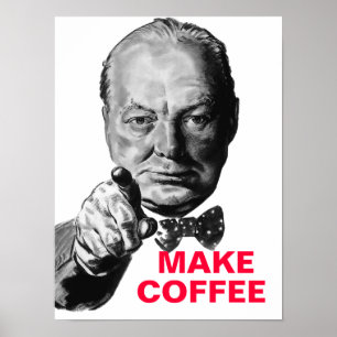 Winston Churchill Personalised Poster