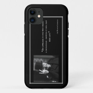 Winston Churchill Phone Case - Quote 12 - Black