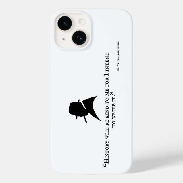 Winston Churchill Phone Case - Quote 18 (Back)