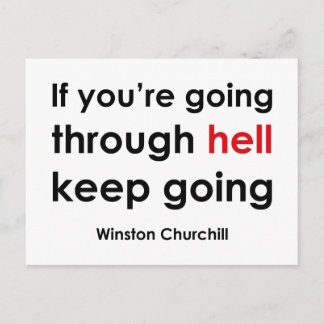 Winston Churchill Postcard
