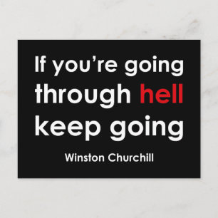 Winston Churchill Postcard