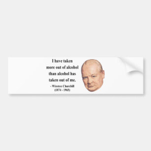 Winston Churchill Quote 12b Bumper Sticker