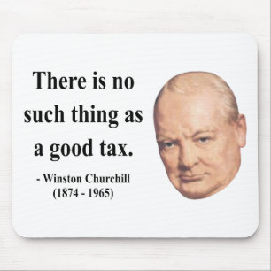 Winston Churchill Quote 14b Mouse Mat