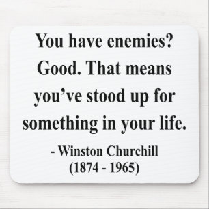 Winston Churchill Quote 3a Mouse Mat