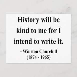 Winston Churchill Quote 7a Postcard