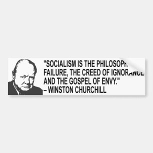 Winston Churchill Quote Bumper Sticker