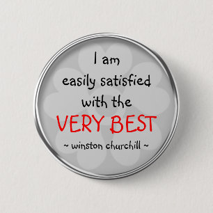 Winston Churchill Quote Button