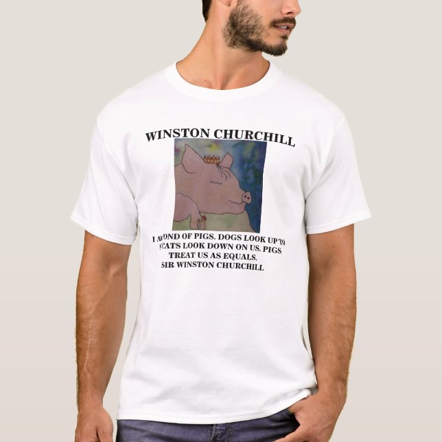 WINSTON CHURCHILL QUOTE - SHIRT (Front)
