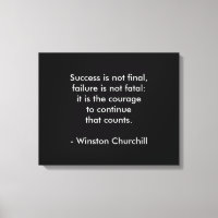 Winston Churchill Quote; Success