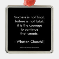 Winston Churchill Quote; Success