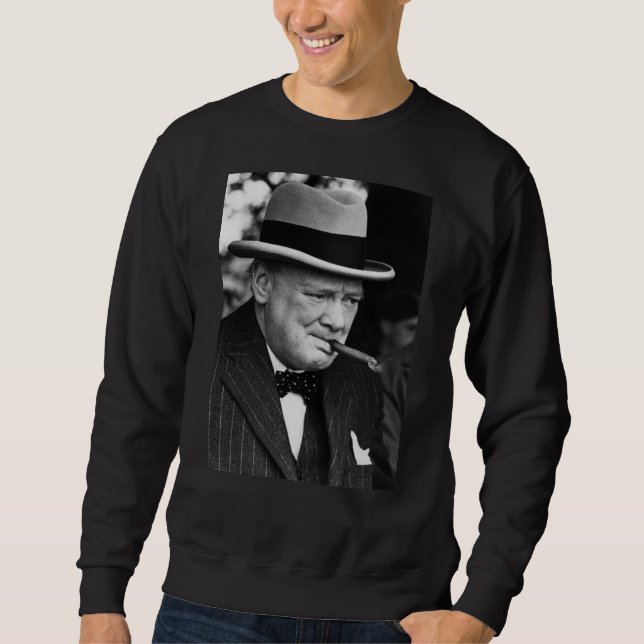 WINSTON CHURCHILL QUOTE SWEATSHIRT (Front)