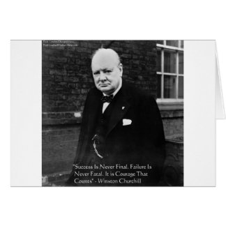 Winston Churchill "Success Never Final" Gifts