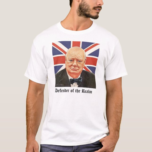 Winston Churchill T-Shirt (Front)