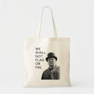 Winston Churchill Tote Bag