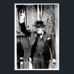 Winston Churchill, V for Victory Poster<br><div class="desc">The famous “V for Victory” sign of Winston Churchill. He was the British Prime Minister (1940-1945 and 1951-1955) and led Britain to victory against Hitler’s Germany in World War II (1939-1945). Courtesy of the National Archives,  London,  England.</div>