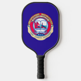 Winston-Salem (North Carolina) City flag Pickleball Paddle
