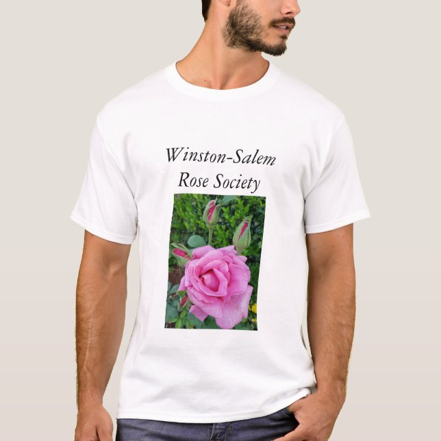 Winston-Salem Rose Society Men's Basic T-Shirt (Front)