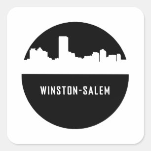 Winston-Salem Square Sticker