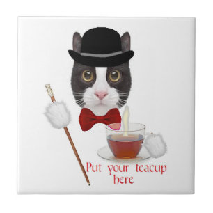 Winston The Cat Tile