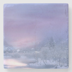 Winter 08 stone coaster