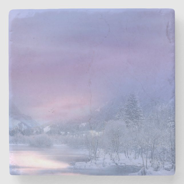 Winter 08 stone coaster (Front)