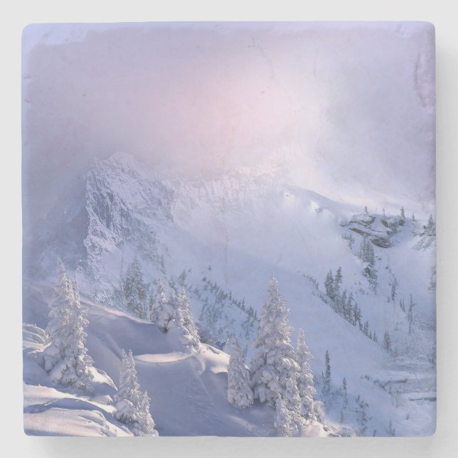 Winter 10 stone coaster (Front)