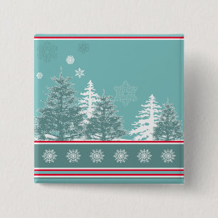 Winter 15 Cm Square Badge
