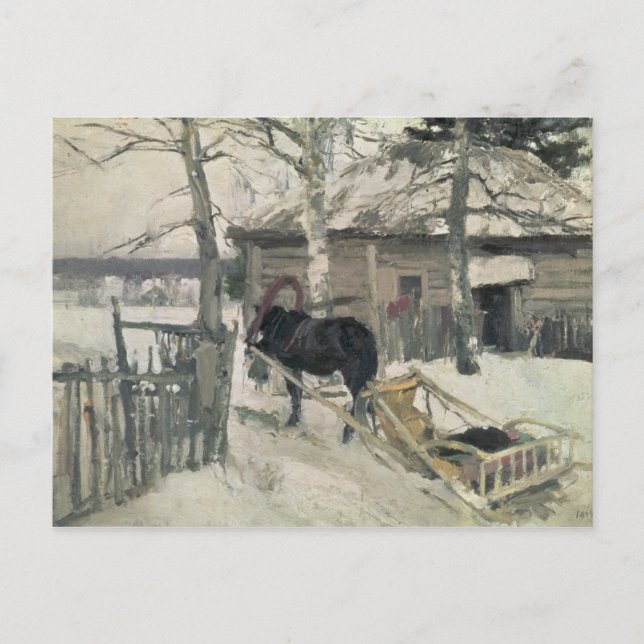 Winter, 1894 postcard (Front)