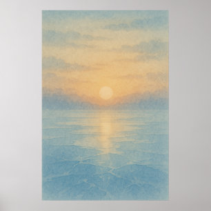 Winter 6, Frozen Light, Seasonal Print