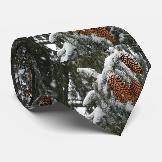 WINTER ACORNS  TIE (Rolled)